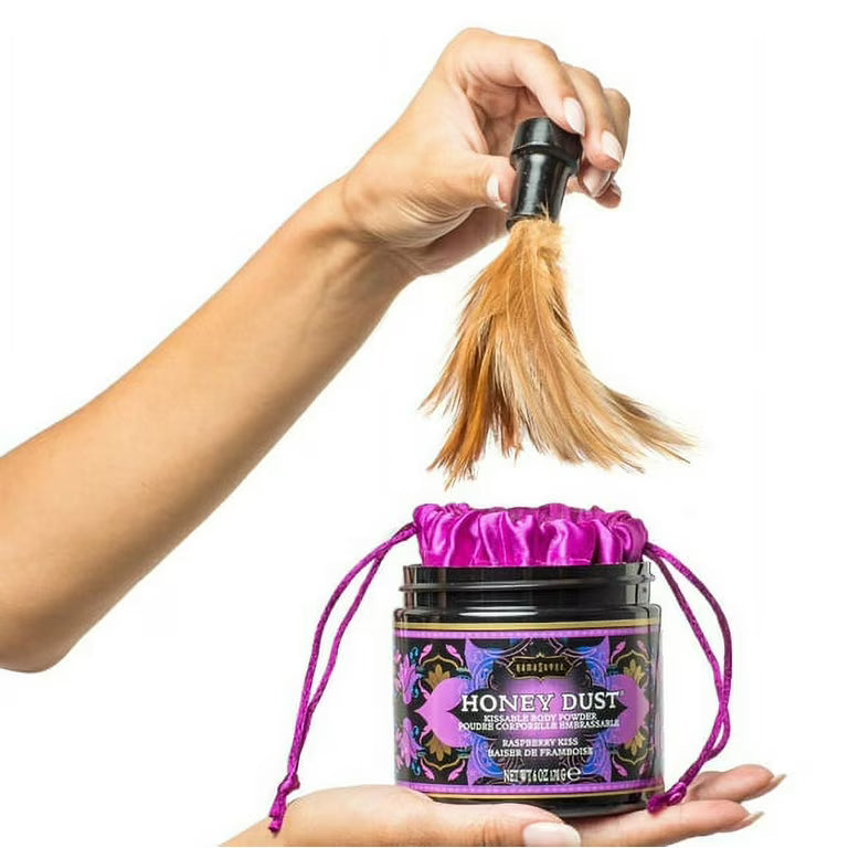 Kama Sutra Honey Dust-Raspberry Kiss 6oz Kissable Body Powder