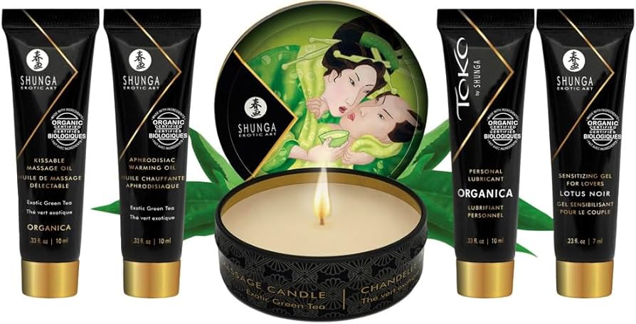 Shunga Geisha's Secrets Organica-Exotic Green Tea Gift Set