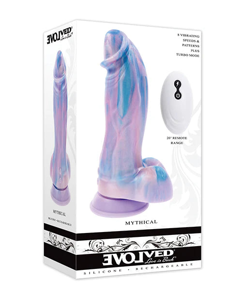 Evolved Mythical Vibrating Dildo With Remote Control