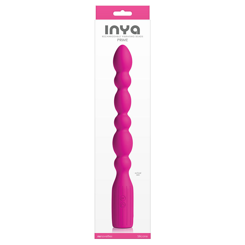 Inya Prime Vibrating Anal Beads Pink