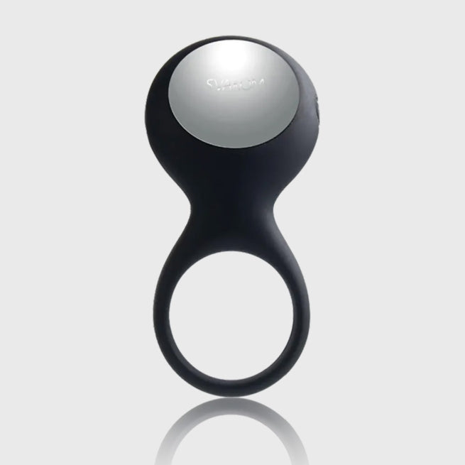 SVAKOM Tyler – Black | Couples Rechargeable Vibrating Penis  Ring