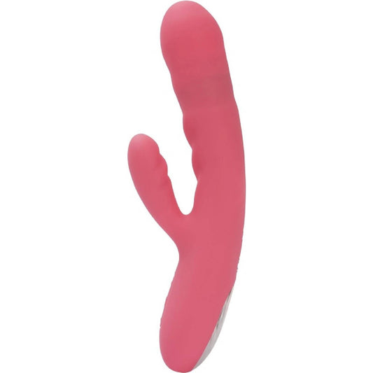Svakom Avery-Strawberry Pink Thrusting Rabbit Vibrator