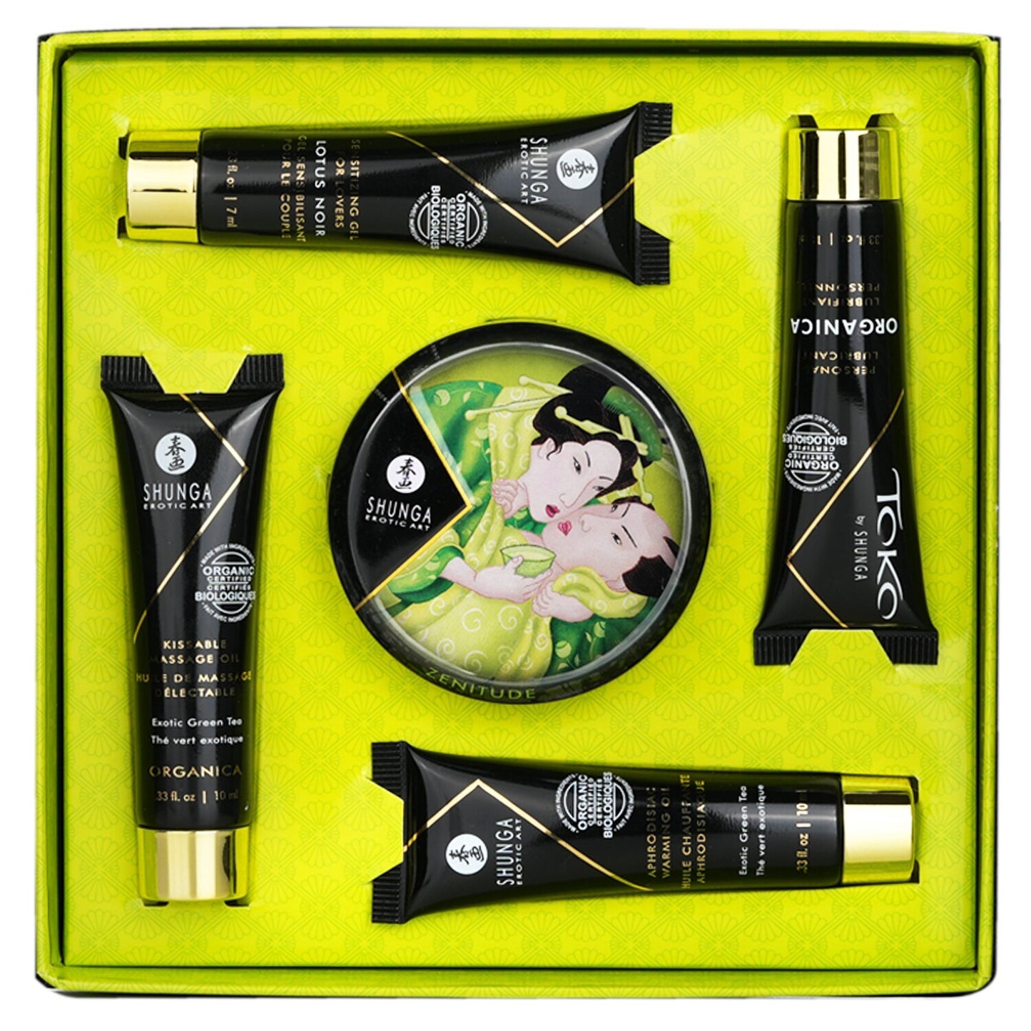 Shunga Geisha's Secrets Organica-Exotic Green Tea Gift Set