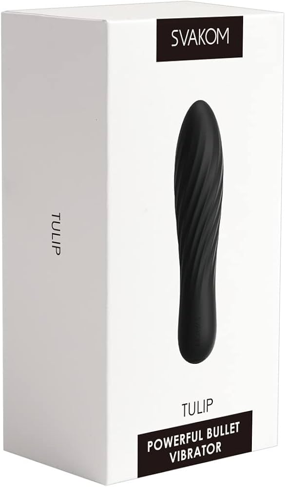 Svakom Tulip-Black Silicone Mini Vibrator