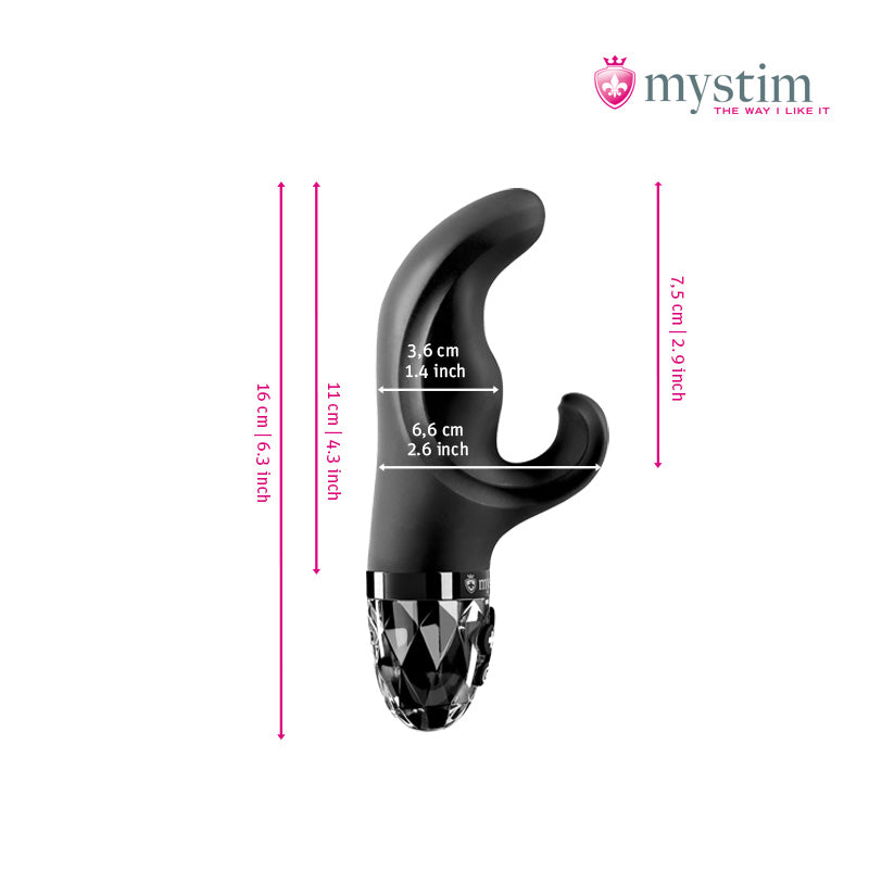Mystim Hop Hop Bob Compact eStim Vibrator Rabbit Vibrator