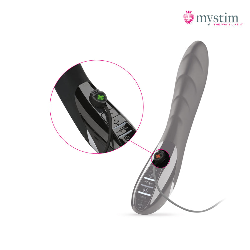 Mystim Sizzling Simon eStim G Spot Vibrator Black Edition