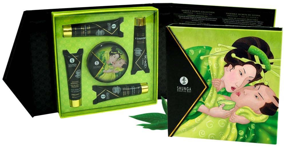 Shunga Geisha's Secrets Organica-Exotic Green Tea Gift Set
