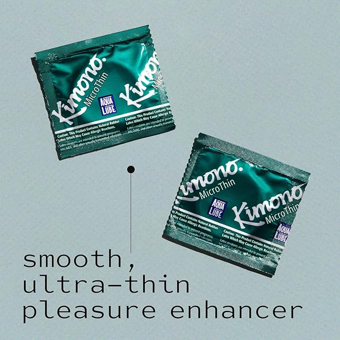 Kimono MicroThin Plus Aqua Lube (3 Pack)