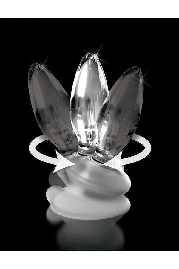 Icicles No 91 -Clear Glass Anal Plug