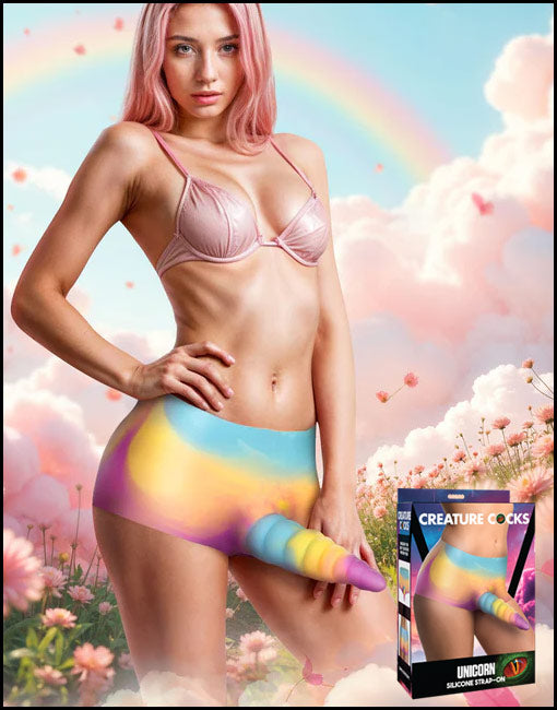 Creature Cocks Unicorn Silicone Strap On