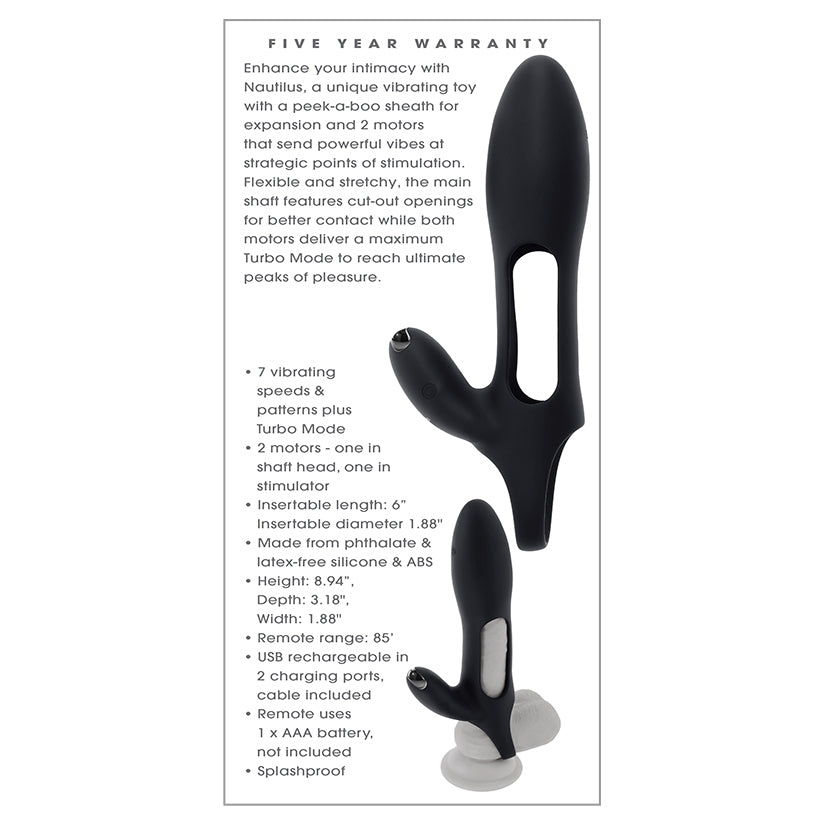 Zero Tolerance Vibrating Girth Enhancer- Nautilus
