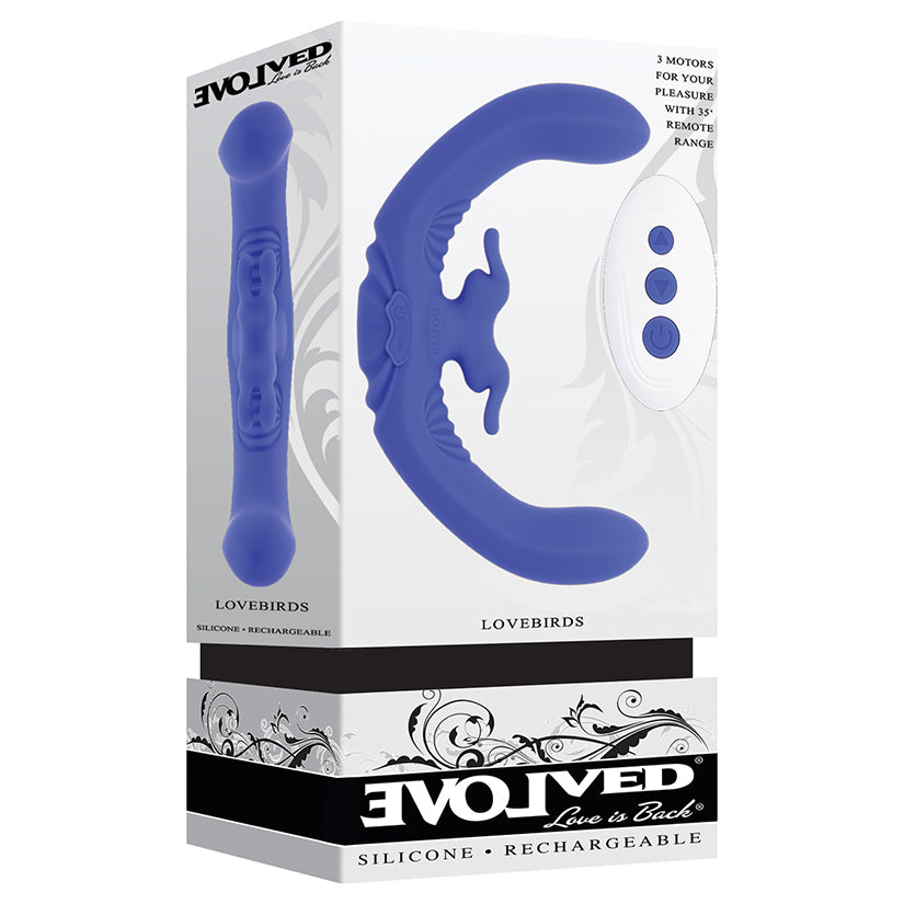 Evolved Love Birds Double Ended Vibrator With Remote Control