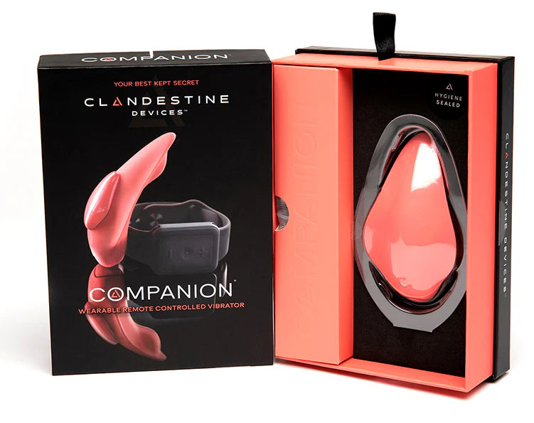 Clandestine Devices COMPANION Wearable Panty Vibrator with Wrist Remote