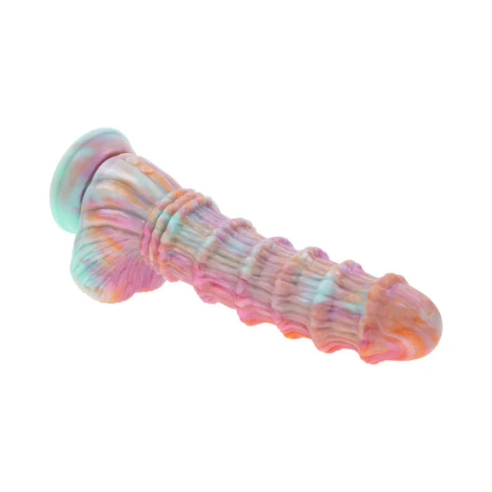 Evolved Fantasy Textured Vibrating Dildo