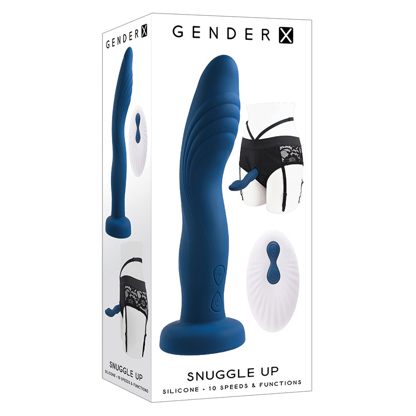 Gender X Snuggle Up Strap On With Remote Control