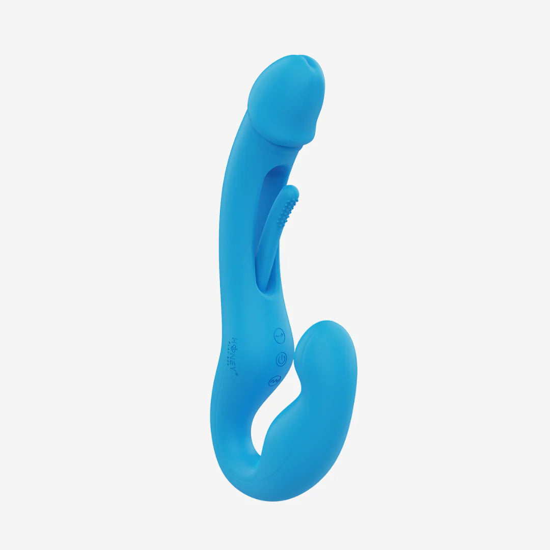 Honey Play Box Harmony Duo Strapless Strap On-Blue