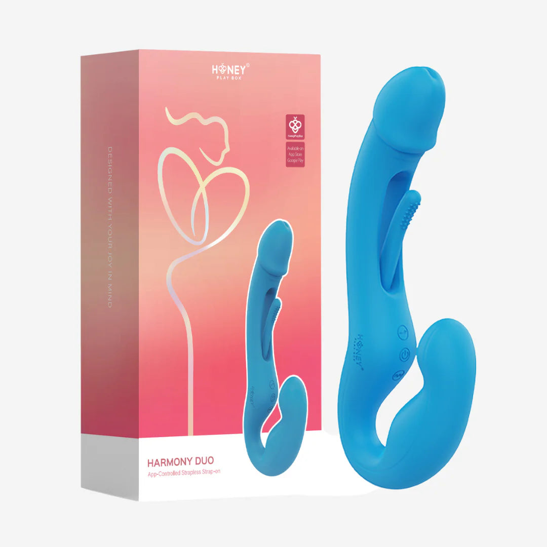 Honey Play Box Harmony Duo Strapless Strap On-Blue