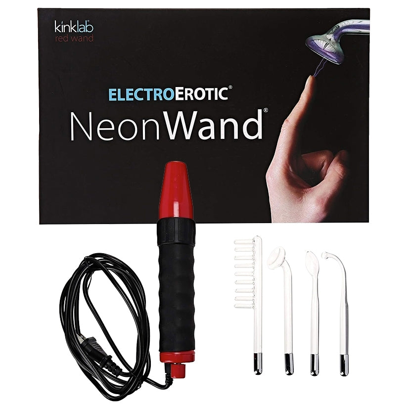 Kinklab Neon Wand Electrosex Kit-Red/110V