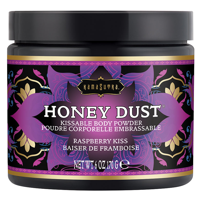 Kama Sutra Honey Dust-Raspberry Kiss 6oz Kissable Body Powder