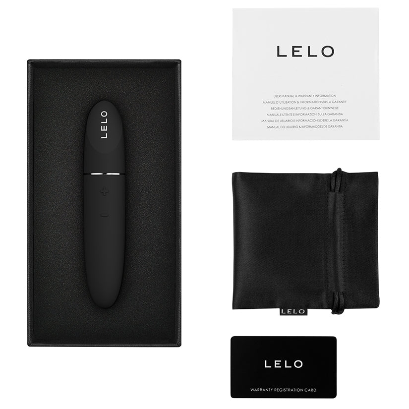 Lelo Mia 3-Black Rechargeable Silicone Bullet Vibrator