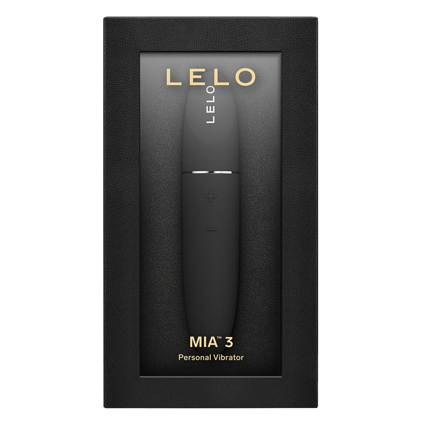 Lelo Mia 3-Black Rechargeable Silicone Bullet Vibrator