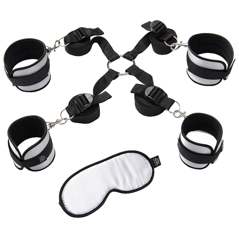 Fifty Shades of Grey Hard Limits Bed Restraint Kit- Beginner-Friendly Bondage Set