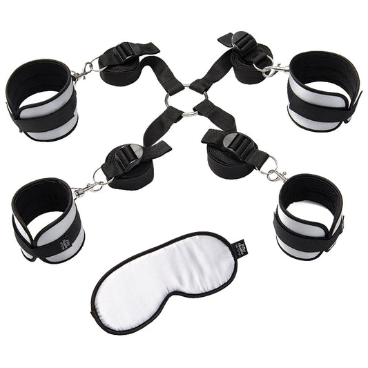Fifty Shades of Grey Hard Limits Bed Restraint Kit- Beginner-Friendly Bondage Set