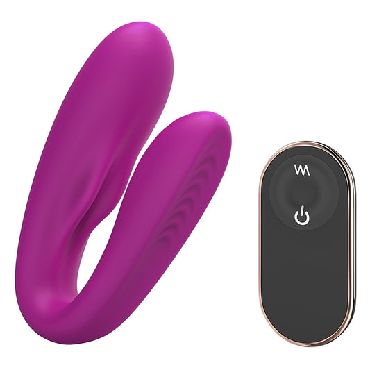 Love To Love Match Up-Sweet Orchid Couples Vibrator With Remote Control