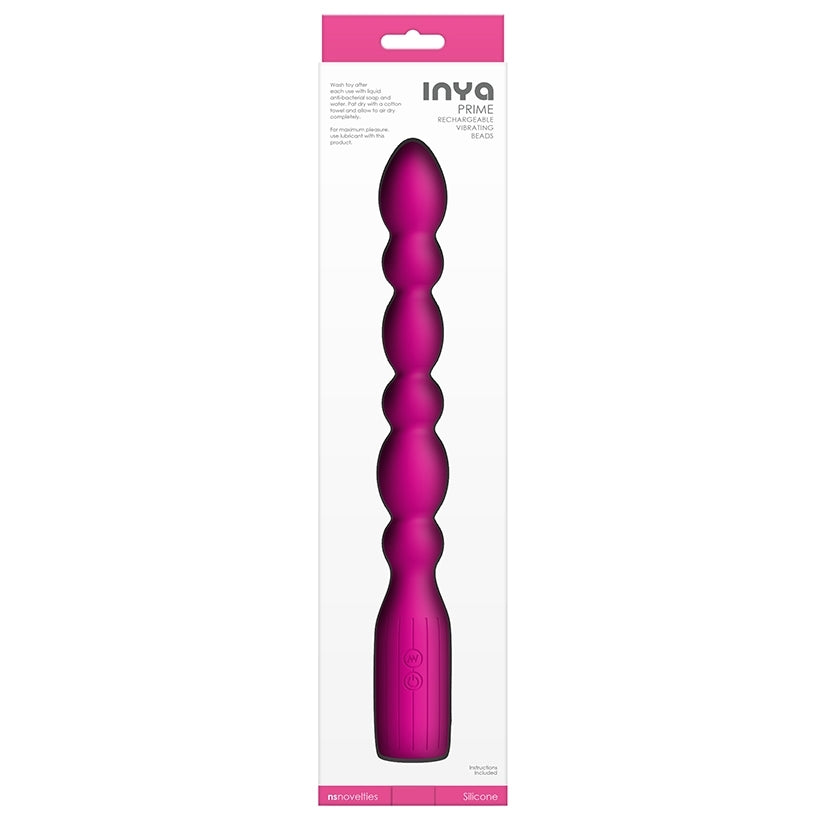 Inya Prime Vibrating Anal Beads Pink