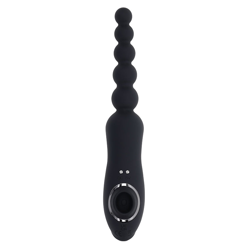 Playboy Pleasure Let it Bead Vibrating Anal Beads And Clitoral Suction Dual Vibe