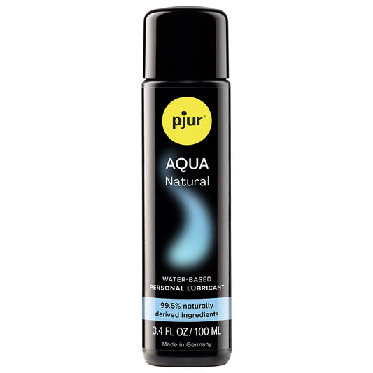 Pjur Aqua Natural 3.4oz Waterbased Lubricant For Sensitive Skin