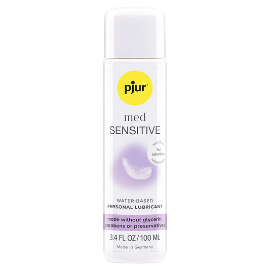 Pjur med SENSITIVE Glide Water-based Intimate Personal Lubricant 3.4oz