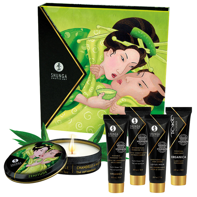 Shunga Geisha's Secrets Organica-Exotic Green Tea Gift Set
