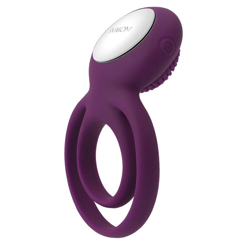 Svakom Tammy-Violet Dual Cockring With Clitoral Stimulation