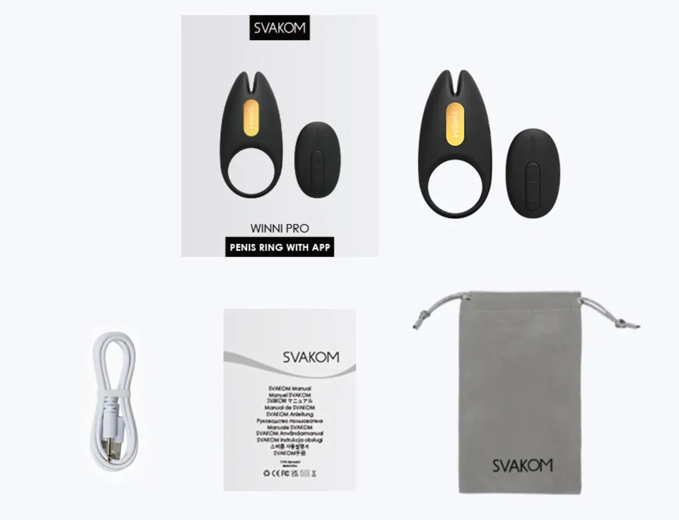 Svakom Winni 2 Vibrating Cock Ring – App-Controlled Power & Performance