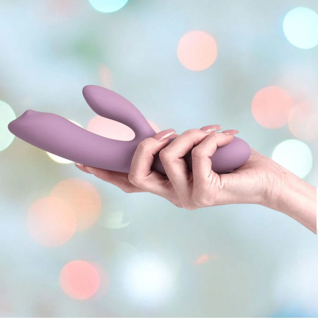 Svakom Trysta Neo-Romantic Rose Rabbit Vibrator With The Rolling Bead