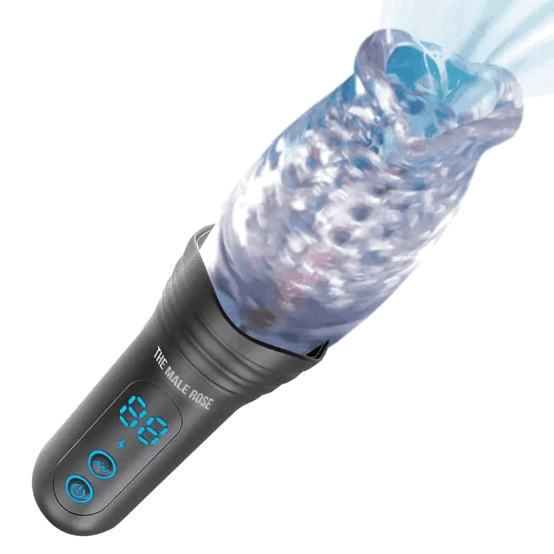 The Male Rose Pro Automatic Thrusting, Vibrating, Rotating Male Masturbator