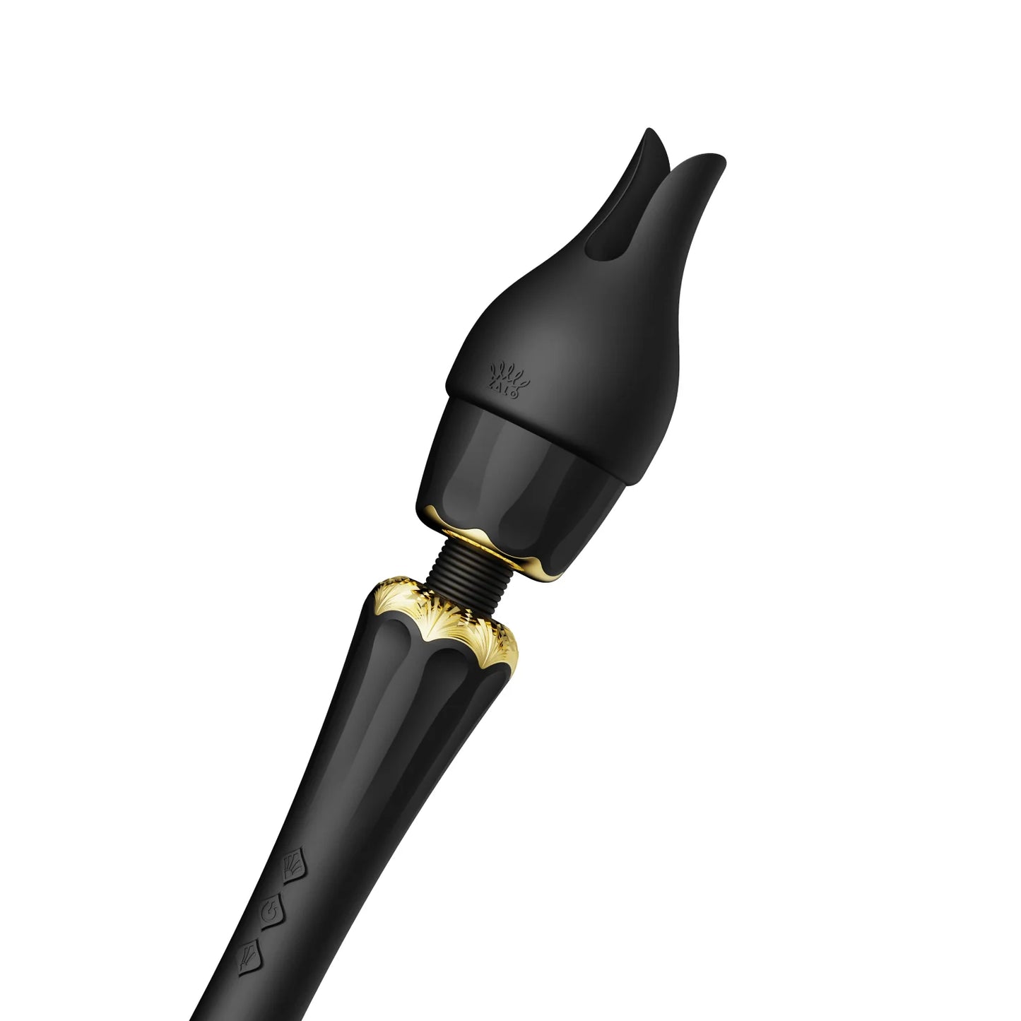 ZALO Kyro Wand Massager – Luxury Silicone Vibrator with 2 Attachments