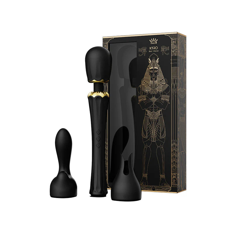 ZALO Kyro Wand Massager – Luxury Silicone Vibrator with 2 Attachments