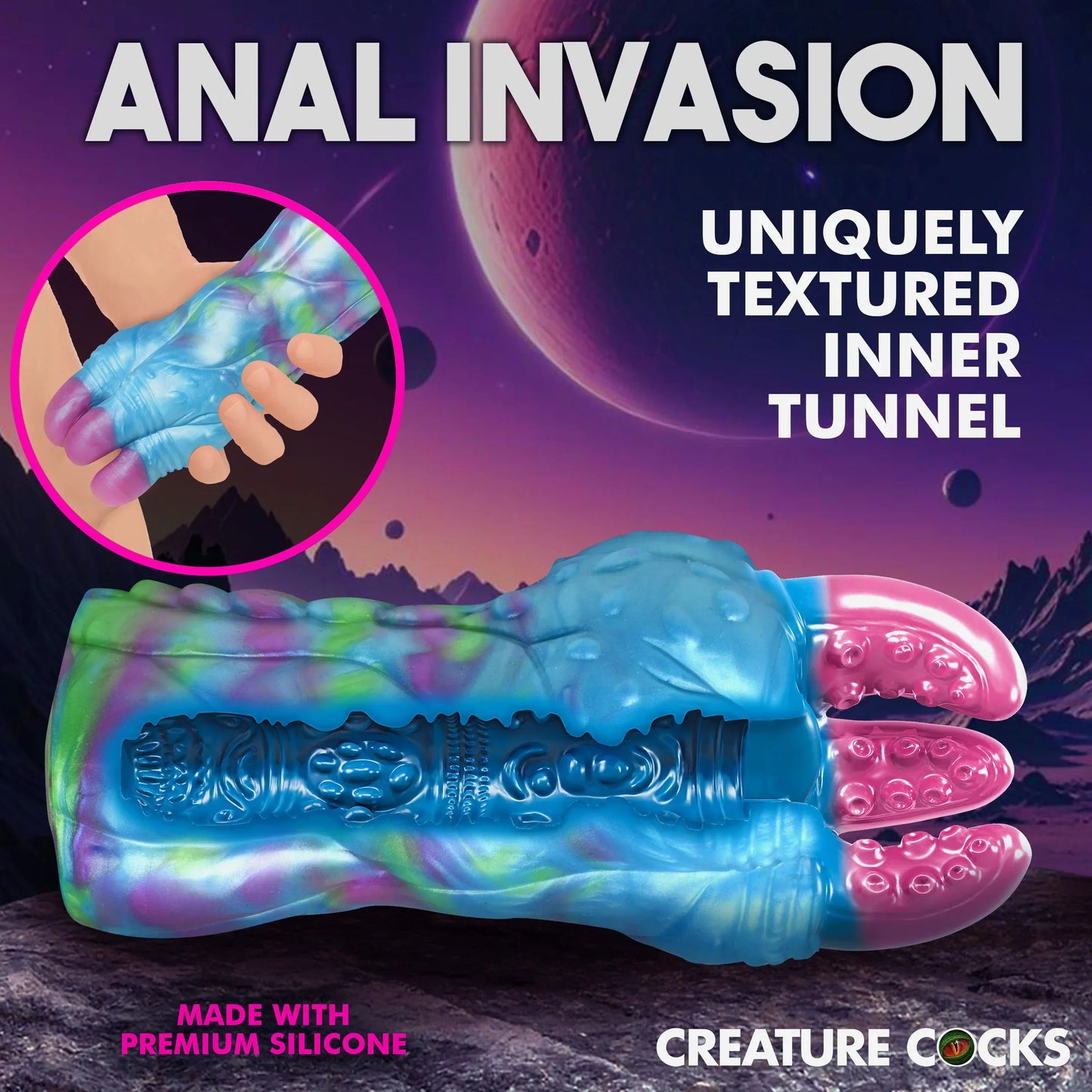 Creature Cocks Asstra Silicone Ass Stroker Fantasy Masturbator
