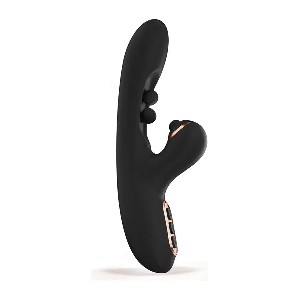 HONEY PLAY BOX TICKLER WIGGLING G-SPOT VIBRATOR-BLACK