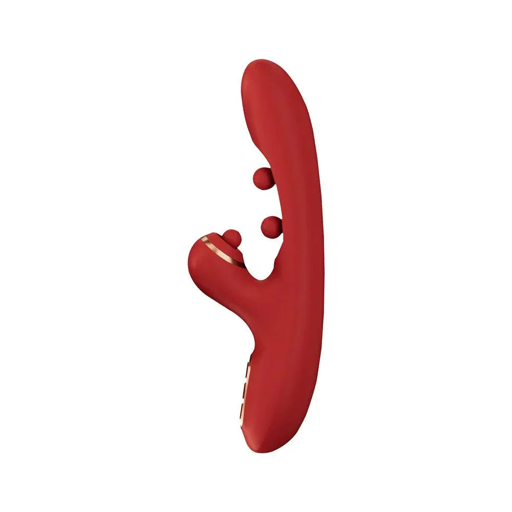 Honey Play Box Tickler Wiggling G-Spot Vibrator-Red