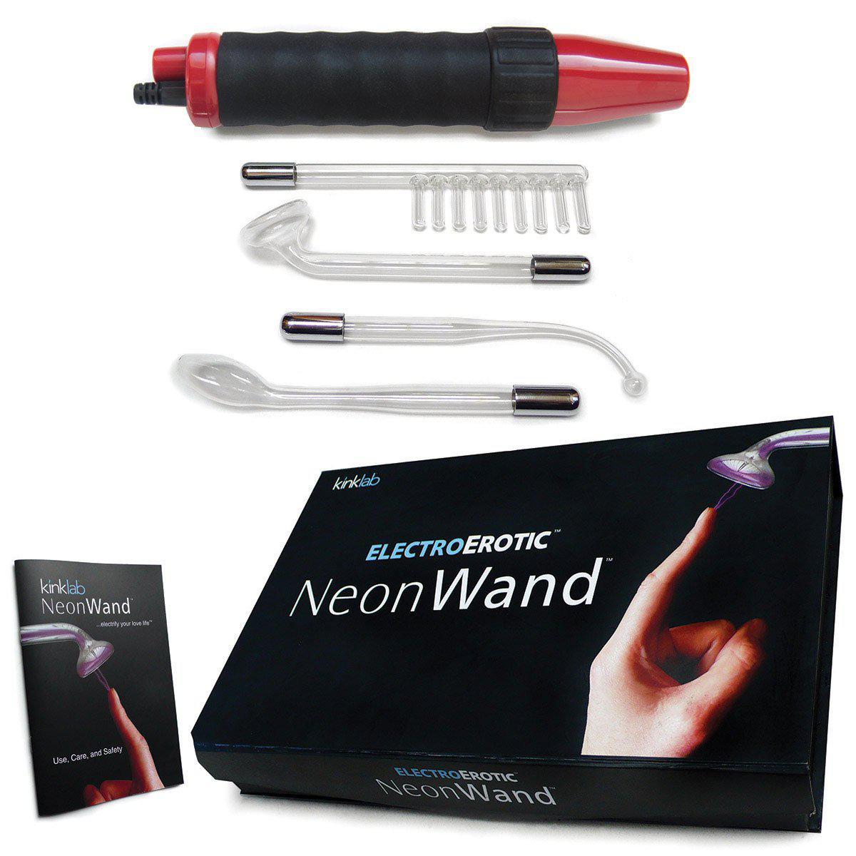 Kinklab Neon Wand Electrosex Kit-Red/110V