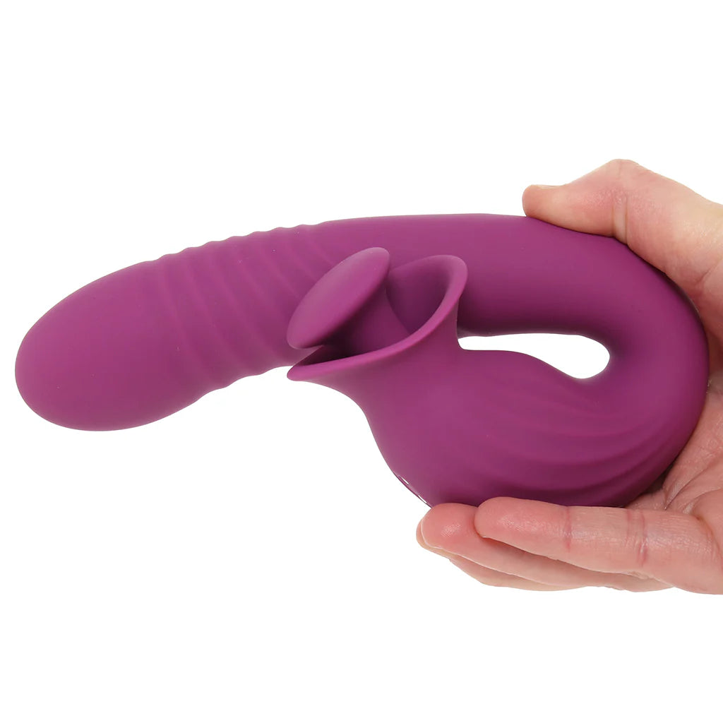 Evolved Deep Ecstasy Clitoral Rotating Stimulator & G-Spot Thrusting  Vibrator