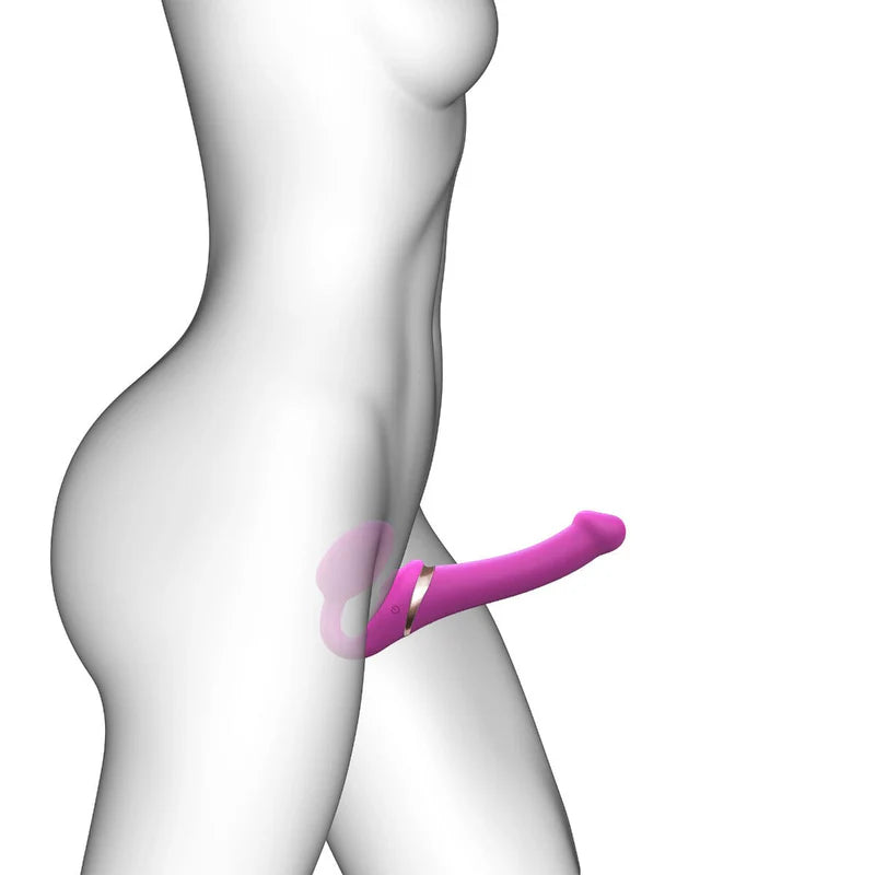 Strapless Dual-Motor Double-Ended Vibrating Strap-On – Slim Rider