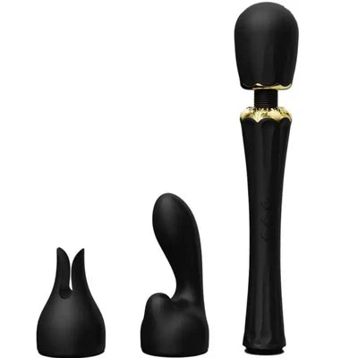 ZALO Kyro Wand Massager – Luxury Silicone Vibrator with 2 Attachments